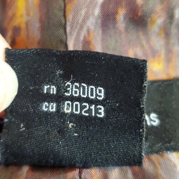 Calvin Klein Jeans Womens M Burgundy Corduroy Blazer Jacket Stretch Lined Casual - Picture 10 of 12